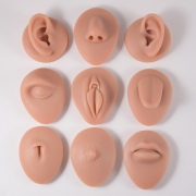 Brown Skin Silicone Piercing Models 