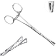 Triangular Non-slotted Forceps 