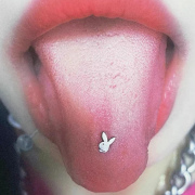 Playboy Tongue Barbell 