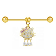 Hello Kitty Industrial Barbell¹