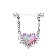 Heart Shaped Nipple Bar 