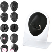 Black Silicone Piercing Models 